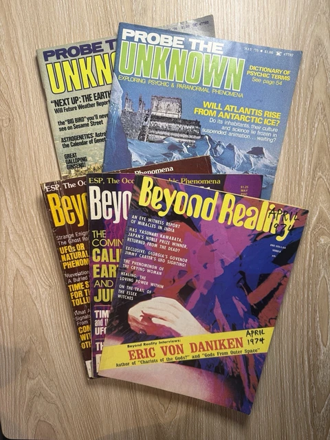 VINTAGE 1970S UFO, OCCULT & PARANORMAL MAGAZINE COLLECTION — LOT OF 5 £ ...