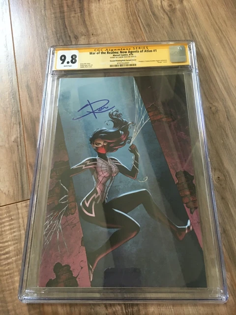 War of the Realms: New Agents of Atlas 1 CGC 9.8 Sabine Rich virgin variant SILK