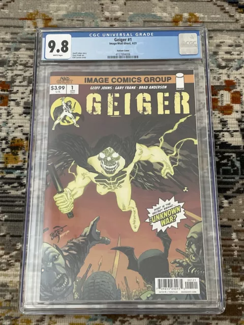 Geiger #1. CGC 9.8. Erik Larsen Variant Cover. Image Comics 4/21