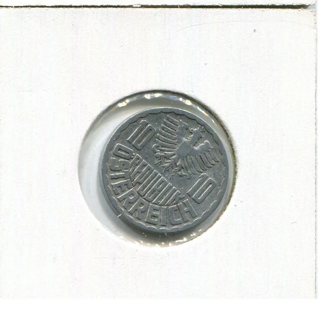 10 GROSCHEN 1955 AUSTRIA Coin #AV024C 2