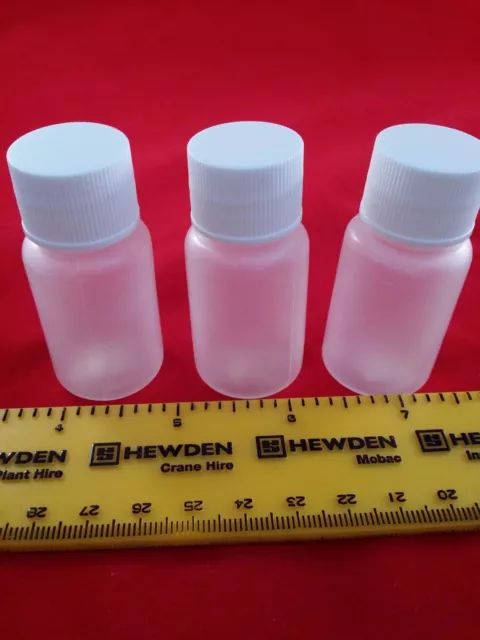 20ml Small strong empty plastic sample bottle/vial/pot/container 10,20,30,40,50