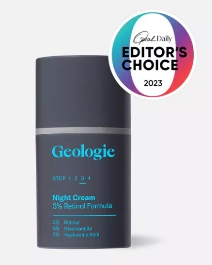 Hermosa crema de noche de retinol Geologie 0,3% (ideal para piel grasa, acné) 4,9/5 ⭐