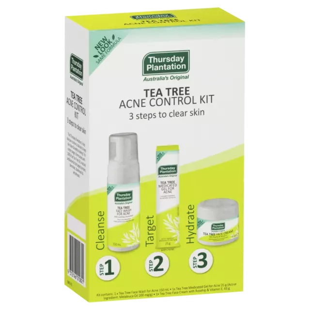 Jueves Plantation Tea Tree Acne Control Kit Piel Clara