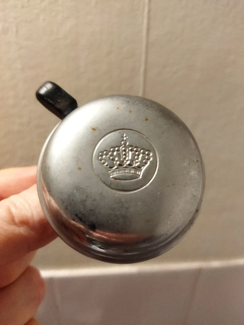 Sonnette Vélo Vintage Métal – Couronne Rétro – Anneau Sonore Pour Ville Et Balade