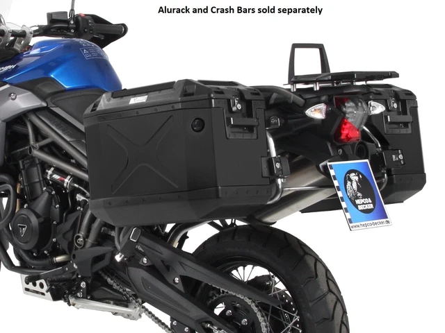 triumph tiger 800 with panniers