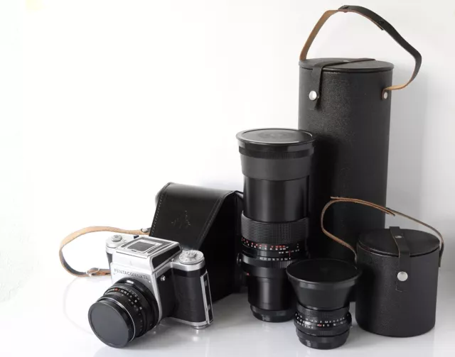Pentacon Six TL Carl Zeiss Jena Flektogon 50 Biometar 80 Sonnar 300