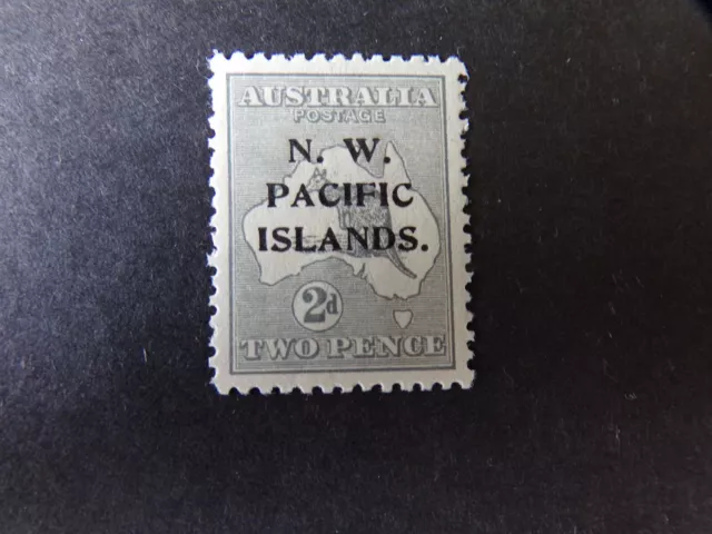 N.W. Pacific Island -George V 1915 Two Pence Overprint Mounted Mint