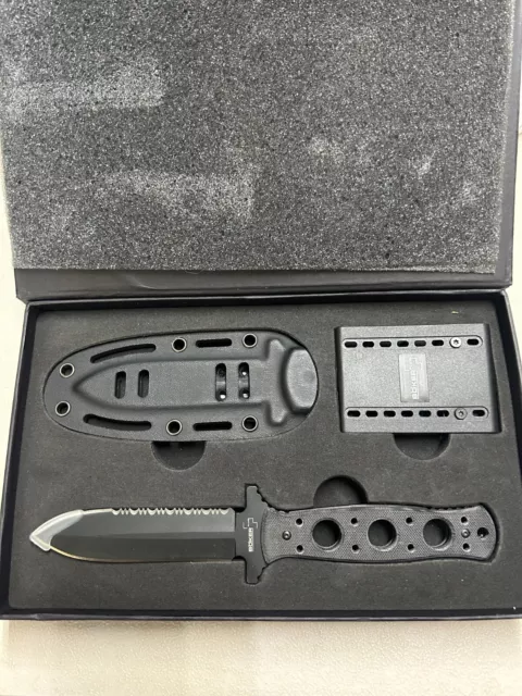 Boker Plus Steelmariner +Sheath +Adapter Fixed Blade Knife 4Inch Blade