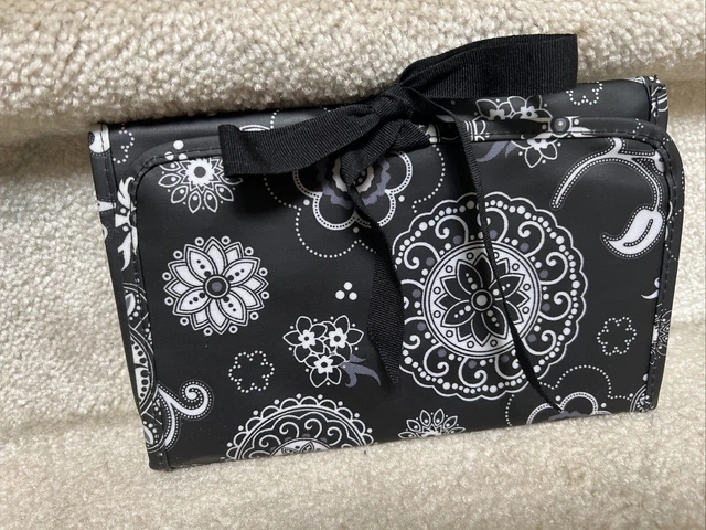 Thirty One Memo Pad Fold And Go Organizer Tie up closure Pockets