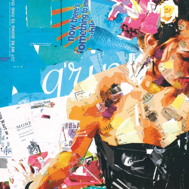 27W"x27H" ALL SUMMER LONG by DEREK GORES - LADY DRESS MONTAGE CHOICES of CANVAS 3