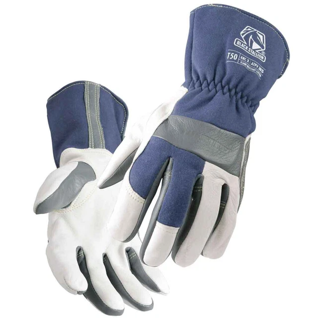 Black Stallion TIGster T50 Premium Goatskin FR Cotton TIG Welding Glove Medium