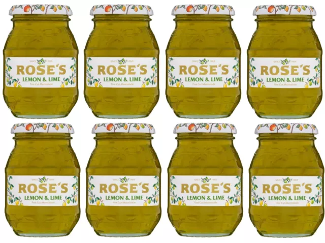 Rose's Lemon & Lime Fine Cut Marmalade 454g  PACK OF 8