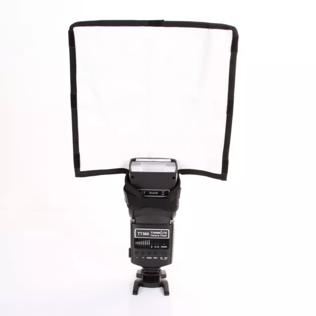 Speedlight Foldable Flash Softbox Diffuser Replacement For Sony For Canon 2