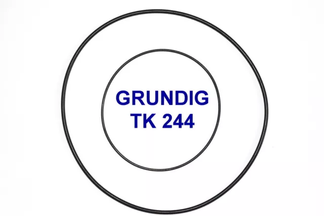 Courroies Set Grundig Tk244 Magnetophone A Bande Extra Fort Neuf Fabrique Tk 244