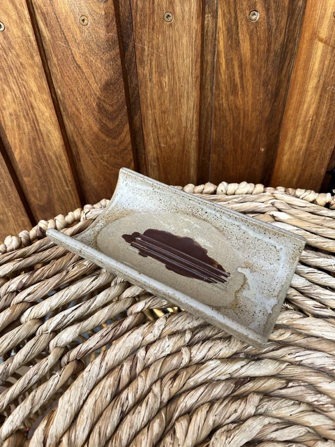Tom Butcher Ceramics Art Stoneware Pottery Decorative Dish Piece 18cm