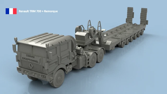 Maquette kit porte-char Renault TRM 700-100 Gaso-line GASSPE10K : Miniatures et maquettes haut