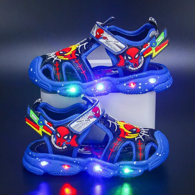 Kinder LED leuchtende Sneakers Blinkende Kinder Mädchen Licht Up Trainer Schuhe#