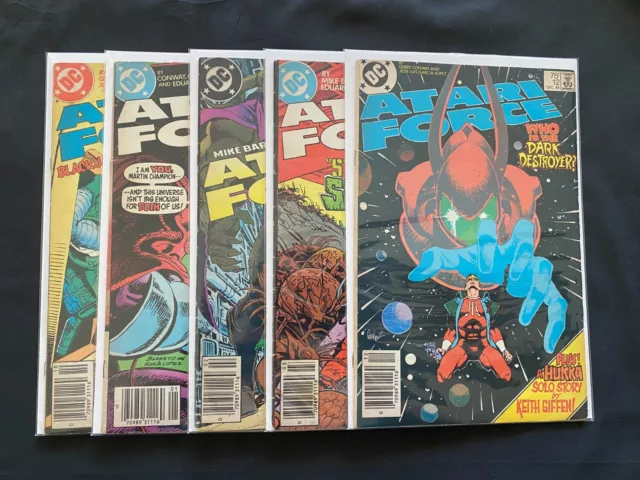 Atari Force - DC Comics Lot of 5 - Issues #10 #12 #13 #14 #15