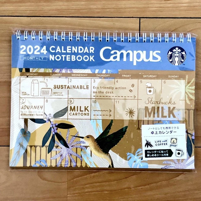 2024 STARBUCKS CAMPUS Desk Calendar Note 71.24 PicClick