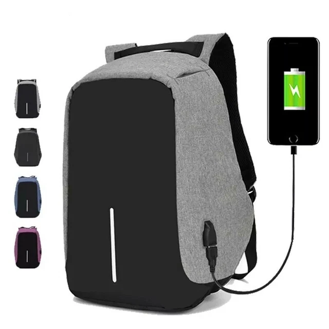 Sac à dos pour ordinateur portable Non renseigné WENIG Antivol Sac à Dos  Ordinateur Portable 15.6 Pouces Homme Imperméable avec USB Charging Port Sac  à Dos d'affaires Sac à Dos F