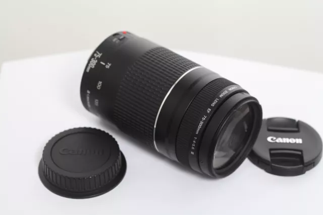 CANON EF 75-300mm F/4-5,6 III . OBJETIVO EOS FULL FRAME , TELEOBJETIVO ZOOM LENS