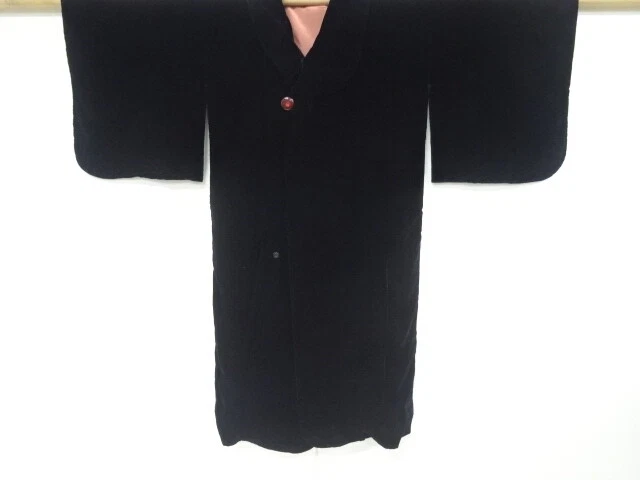 37378# Japanese Kimono / Michiyuki Coat/ Velvet