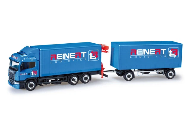 Herpa 1:87 – Camion Scania R 09 TL HZ + Remorque – Power Truck Show – Miniature HO