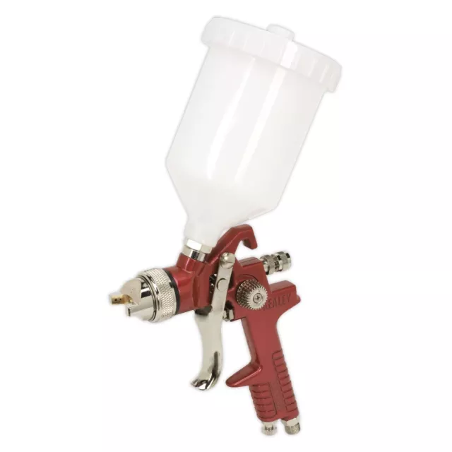 Sealey HVLP741 HVLP Gravity Feed Spray Gun 1.3mm Set-Up