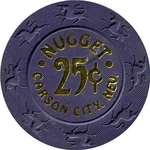 25¢ Nugget Casino Chip (N7793) - Carson City, Nevada