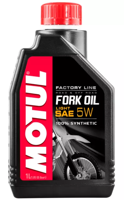 MOTUL FORK OIL FACTORY LINE LIGHT 5W 1 Liter Gabelöl Motorrad Stoßdämperöl