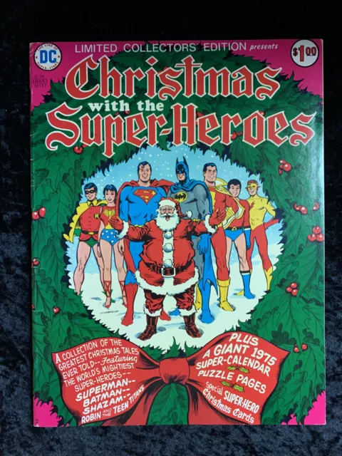 DC Limited Collectors Edition Christmas with the Super-Heroes C-34 Comic 1975