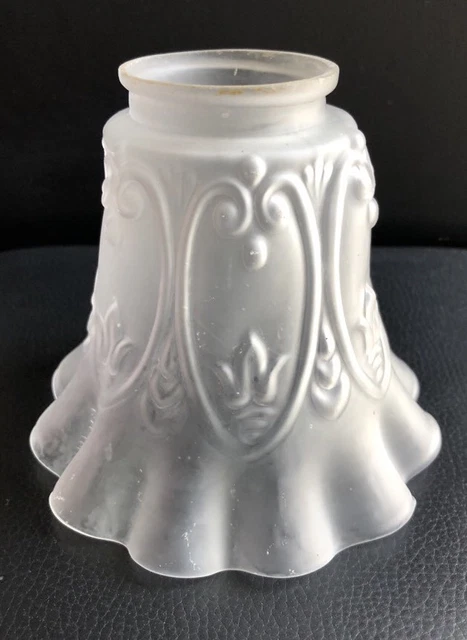 Abat-jour Verre Transparent 2 Pièces - Sphère 10x10cm Avec Filetage, Remplacement Pour Lustres, Lampes De Salon, Salle à Manger - 10