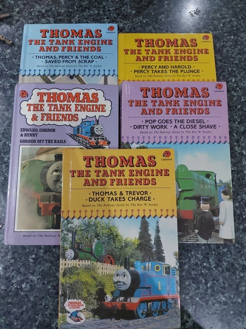 BUNDLE VINTAGE THOMAS the Tank Engine Books x 5 Toby James Percy etc ...