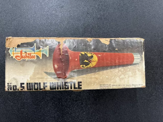 JUBILEE NO. 5 Wolf Whistle Rat Hot Rod Custom Wolf Call Horn CT13 Original Box
