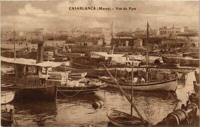 CPA ak morocco casablanca-vue du port (280666)