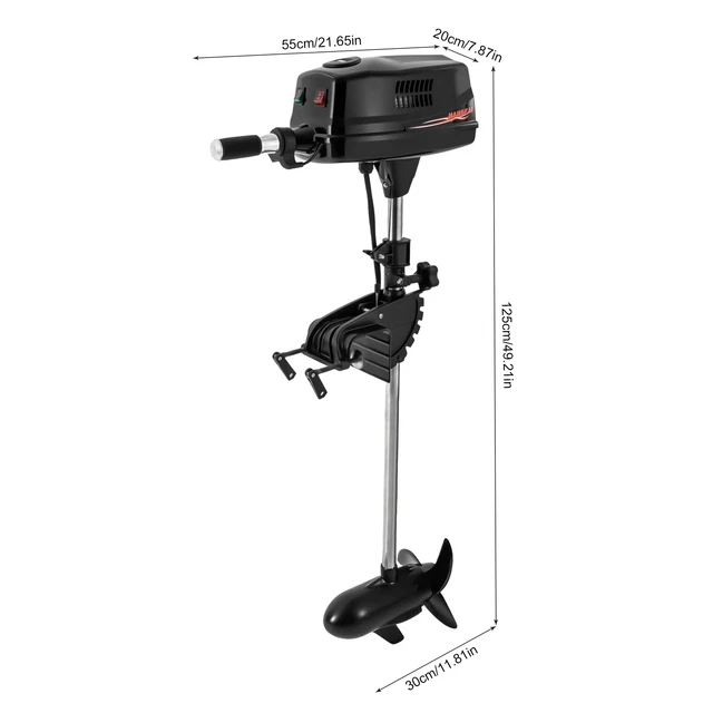 Elektro Außenborder, Bootsmotor Heckmontage, 24 V, Produktbild-Vorschau 10
