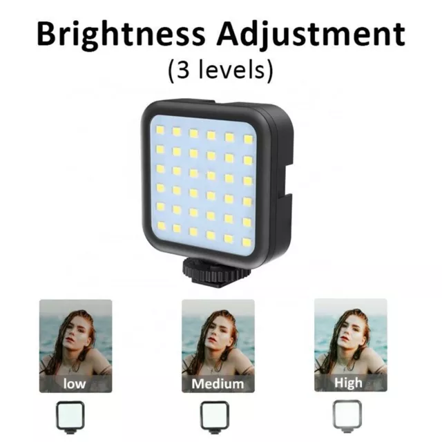 Video Conference Lighting Kit LED Camera Light 3 Level w/ adjustment Brightness 2