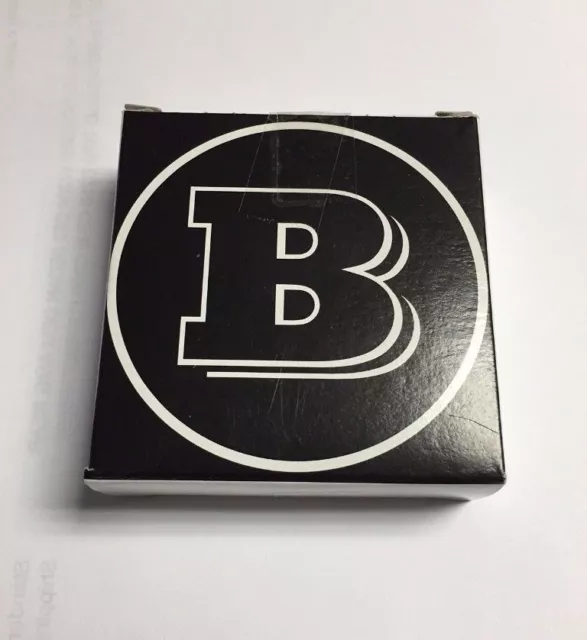 RED/BLACK Brabus B Grille Badge Emblem Fit 1985-2014 W463 G63 G65 G500 G550