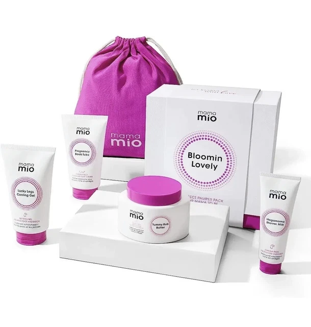 Mama Mio Bloomin Precioso Embarazo Set | Juego de Mimadores para Futuro Ser | Estirado