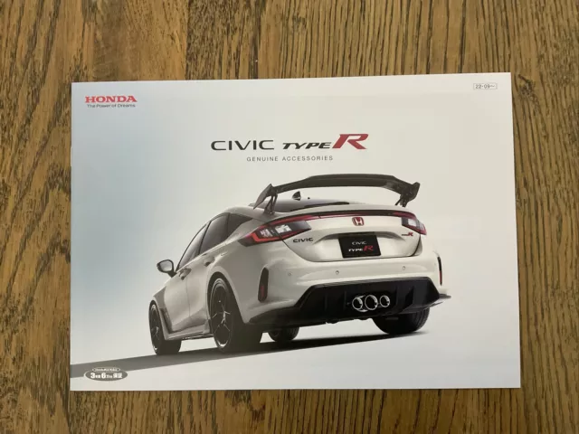 2023 Honda Civic Type R Fl5 Jdm Rare Brochure