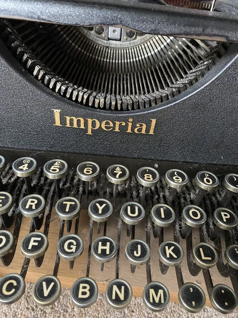 Typewriter 50s VINTAGE IMPERIAL STANDARD Model 50 Typewriter Circa 1939 £45.00 ...