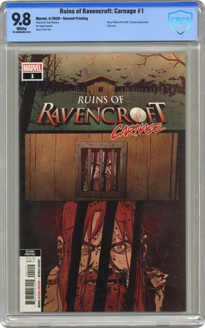 Ruins of Ravencroft Carnage 1C Vilanova Variant 2nd Printing CBCS 9.8 2020