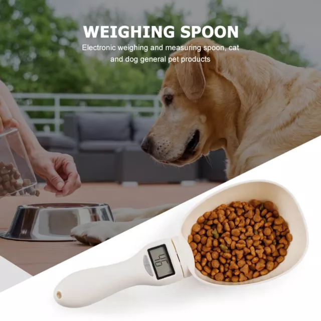 Dispositivo di pesatura cucchiaio su scala elettronica per cani -de