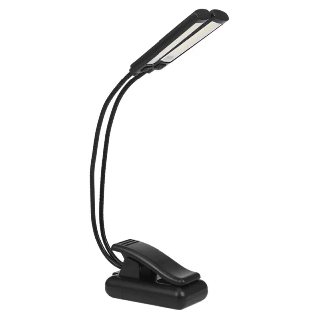 Music Stand Light Clip On LED Lamp - No Flicker, Fully Adjustable, 6 Levels ofh