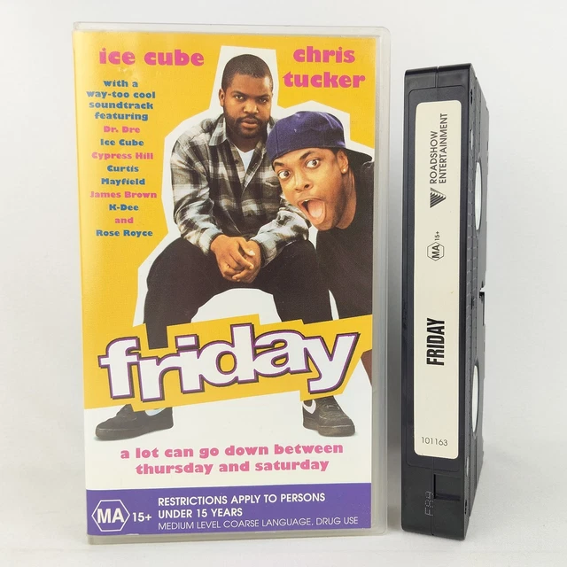 FRIDAY VHS VINTAGE 1995 Ice Cube Chris Tucker PAL Trusted Seller Free ...