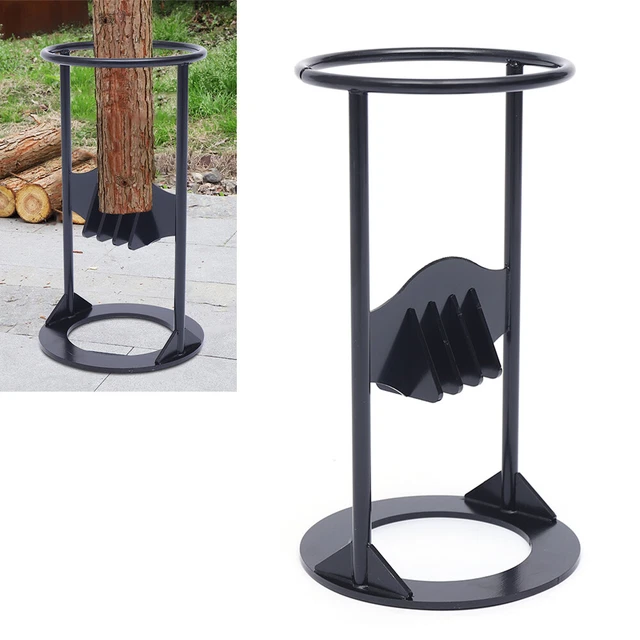 Firewood Kindling Splitter Log Wood Manual Steel Splitting Tool Fits Fireplace