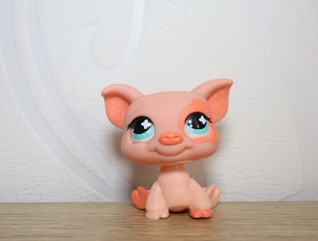 Figurine Littlest Pet Shop (Hasbro) - Cochon Numéro 622 - Occasion