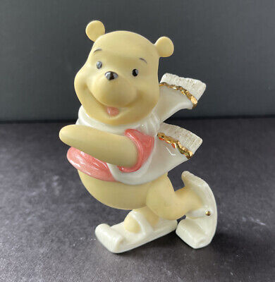 Disney Winnie The Pooh Ice Skating Lenox Figurine Showcase Collection 4" T