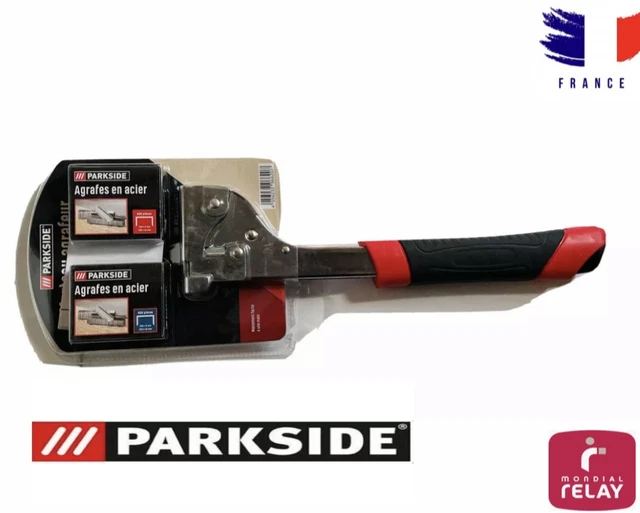 Marteau-agrafeur, pistolet agrafeuse, pince agrafeuse en acier PARKSIDE 2