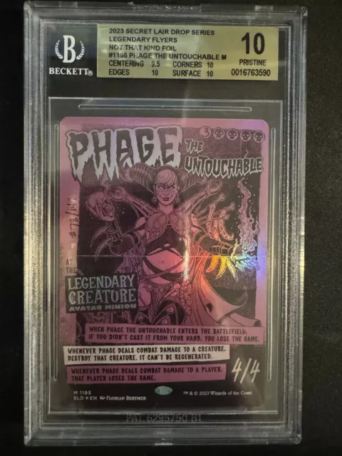 POP1! BGS 10 - Magic - Secret Lair Series - Phage the Untouchable - PRISTINE